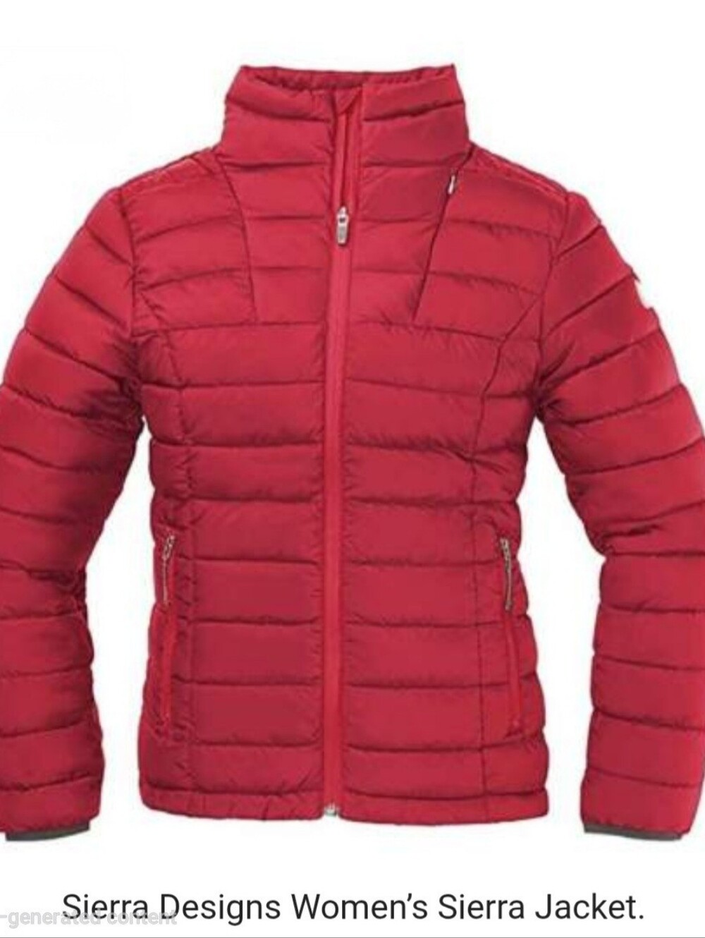 Sierra Designs Women's Sierra Jacket, 800 Fill DriDown Insulation, Packable, Med